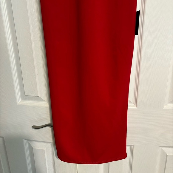 Lulu’s My Favorite Night Red Off-the-Shoulder Bodycon Midi Dress NWT - Picture 7 of 11